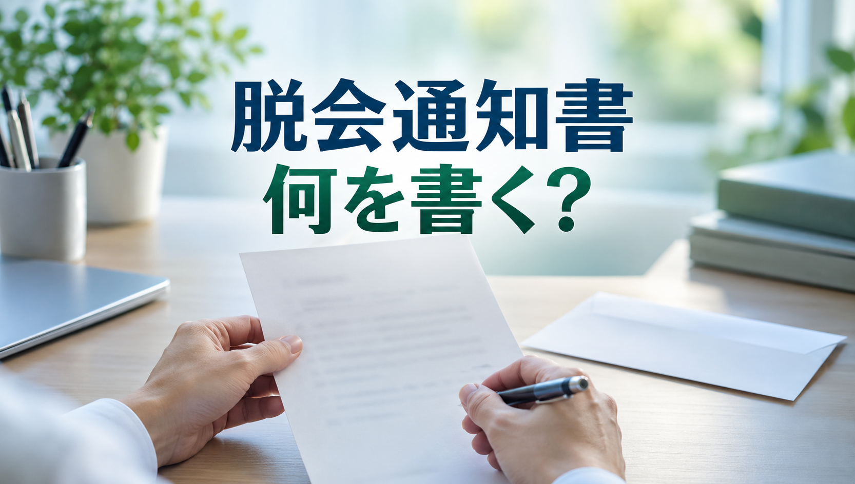 顕正会の脱会通知書には何を書く？記載事項と伝え方のポイント